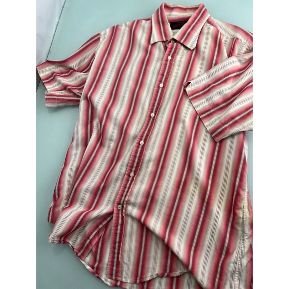 Dragonfly Other - Dragonfly Rock n Roll Vision Men Shirt Button Up Short Sleeve XL